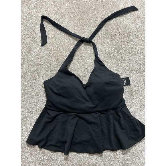 SPANX Other - NEW Spanx Women's XL Swim Pique Full Bust Halter Tankini Swim Very Black